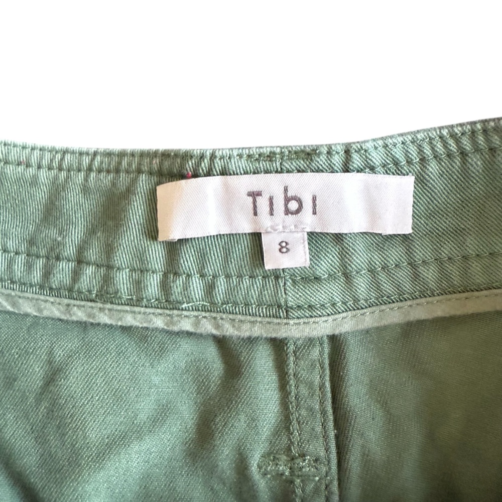 Tibi High Rise Wide Leg Cargo Pants - Picture 4 of 9